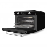 SMEG MULTIFUNCTION COUNTERTOP OVEN 50'S STYLE WITH GALILEO TECHNOLOGY BLACK COF01BLEU | 8017709333850 | 8017709333850