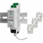 Shelly PRO 3EM 120A 3-Phase Energy Meter, WiFi/Bluetooth | M0000083 | 3800235268100