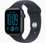 Apple Watch SE 3 5G 44mm mitternacht Sport navy blau M/L | MJLT4ZR/A | 0195951261676