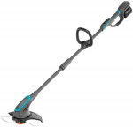 GARDENA Akku-Rasentrimmer PowerTrim 30/18V P4A (grau/trkis, Li-Ion Akku 4Ah, POWER FOR ALL ALLIANCE) | 14703-20 | 4066407504691