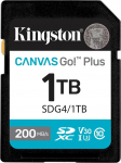 Kingston SDXC Canvas Go Plus Gen4 1TB C10 UHS-I U3 V30 | SDG4/1TB | 740617347791