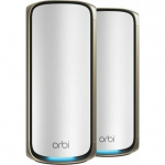 NETGEAR Orbi 970 series Quad-Band WiFi 7 Mesh System White 27Gbps 2 pieces 1year | RBE972S-100EUS | 0606449166576