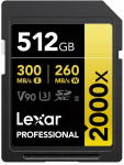 Karta Lexar Professional 2000x SDXC 512 GB Class 10 UHS-II/U3 V90 (LSD2000512G-RNNNG) | LSD2000512G-RNNNG | 843367138999