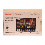 Sharp SALE OUT. 43HR7265E 43" (108cm) QLED 144Hz 4K Ultra HD Google TV, Dolby Vision IQ, Dolby Atmos, Central Stand | SALE OUT. 43HR7265E | 43 | Smart TV | Google TV | Black | DAMAGED PACKAGING | 43HR7265ESO | 2000001410646