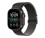 Apple  Watch Ultra 4 GPS + Cellular 49mm Black Titanium Case with Black Titanium Milanese Loop - M | MJAV4QP/A | 195951216683