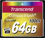 Karta Transcend 1000x Compact Flash 64 GB  (TS64GCF1000) | TS64GCF1000 | 0760557823964