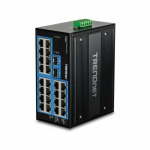TRENDnet TRENDnet 26-Port Hardened Industrial Gigabit DIN-Rail | TI-G262 | 710931162738