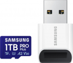 Samsung Memory card MB-MD1T0SB/WW 1TB PRO Plus mSD + reader | MB-MD1T0SB/WW | 8806095388236