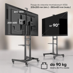 TV SET ACC MOBILE STAND/50-90"/BLACK TS1891-B ONKRON | TS1891-B | 4262392440246