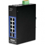 TRENDnet TI-G102i DIN-Rail  10-Port Industrial Gigabit L2 | TI-G102I | 710931161557