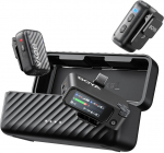 BOYA Microphone Wireless BOYAMIC 2-02 2.4GHz, AI Powered Noise Cancellation with 2 receivers and 1 transmitter (Type-C) Black EU | BOYAMIC 2-02 | 6977490710655