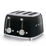 SMEG TOASTER 4X4 50&acute;STYLE BLACK TSF03BLEU | TSF03BLEU | 8017709263362