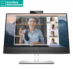 RENEW SILVER HP E24mv G4 FHD Conferencing - 23.8" 1920x1080 FHD 250-nit 60Hz AG, IPS, HDMI/VGA/DisplayPort, 4x USB-A, speakers, 5MP webcam, height adjustable/tilt/swivel/pivot, 1 years | 169L0AAR#ABB