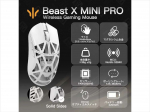 WLMouse Beast X Mini Pro Solid Sides, Omron Opticals es, Milky White | MINI-SHIXIN-White-O | 6973495523191