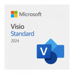 Microsoft  Visio Standard 2024 Online Product Key License 1 License Downloadable NR | EP2-07167 | All Languages | ESD | EP2-07167