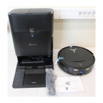 Ecovacs SALE OUT. DEEBOT T80S OMNI BLACK Vacuum cleaner, Robot, Wet&Dry, 24800Pa, TruEdge 3.0, AIVI 3D 3.0, 6400 mAh, Black + Auto-empty sta | Robotic Vacuum Cleaner | DEEBOT T80S OMNI BLACK | Wet&Dry | 6400 mAh | 24800 Pa | Black | ITEM USED | DEEBO ...