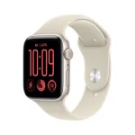Apple Watch SE 3 GPS + Cellular 44 mm Starlight Aluminium Case with Sand Sport Band - M/L | MJLN4ZR/A | 0195951261270