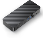 Orico USB-C 10Gbps z DisplayLink 4x 4K@60Hz | PD 60W | DKA22-V1-EU-BK-EP | 6942227135018