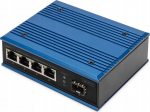 Digitus Digitus 4-portowy przełącznik sieciowy Gigabit Ethernet PoE, przemysłowy, niezarządzany, 1 łącze SFP | DN-651135 | 4016032486053