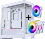 Phanteks NV-Serie NV5 MK2 DRGB White + 4 wentylatory | GABU-515