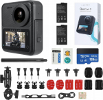 Kamera kandao Kandao QooCam 3 360&deg; Action Camera - Motorcycle Combo | Q23G-03 | 6972805230811