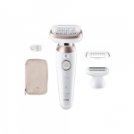 Braun Epilator | SES9-030 3D Silk-Epilk 9 Flex | Operating time (max) 50 min | Number of power levels 2 | Wet & Dry | White/Rose | 604468 | 7500435225311