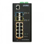 Planet IGS-5225-8P2S2X Industrialny L2 /L4 8-portowy Gigabit PoE  2x SFP 2x SFP | IGS-5225-8P2S2X | 4711605282352