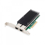 Digitus  | 10Gbps Dual Port Ethernet Server adapter PCIe X8, Intel X540 BT2 | DN-10163 | DN-10163 | 4016032484950