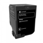 Lexmark 20K Black Return Program Toner Cartridge (CS720, CS725) | Lexmark Black | 74C2HK0 | 0734646601481