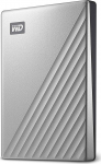Western Digital 2,5" WD My Passport Ultra 2TB Silver USB-C/USB3.0 HDD 6,4cm 2,5Zoll Metal finish RTL portable extern | WDBC3C0020BSL-WESN | 0718037863993