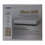 QNAP SALE OUT. QHora-301W WiFi 6 up to 3.5Gbps Speed AX optimized Quad-Core Processor 4x4 MU-MIMO & OFDMA 2* 10GbE (Multi-Gig) WAN/LAN adjus | SALE OUT. Dual band | QHora-301W | 802.11ax | Ethernet LAN (RJ-45) ports 6 | Mesh Support Yes | | QHora-301 ...