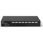 Lindy 8 Port DisplayPort 1.2 & USB 2.0 KVM  (Black) | 39540 | 4002888395403