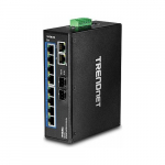 TRENDnet TI-PG102 10Port DIN-Rail  Industrial Gigabit PoE+ | TI-PG102 | 0710931160932