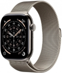 Apple Watch Series 11&nbsp;GPS + Cellular 46mm&nbsp;Natural Titanium Case with Natural Milanese Loop M/L | MFD04MP/A | 195950629736