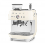 SMEG ESPRESSO MACHINE 50'STYLE WITH INTEGRATED GRINDER CREAM EGF03CREU | 8017709329839 | 8017709329839