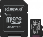 Kingston Industrial microSDHC 128GB Class 10 A1 pSLC + SD Adapter | SDCIT2/128GB | 740617353969