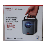 Anker Nebula SALE OUT. | Mars 3 Air Google TV Projector with Built-In Netflix | Full HD (1920x1080) | 400 ANSI lumens | Black | DAMAGED PACKAGING | Wi-Fi | D2325212SO | 2000001423868