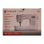 Singer SALE OUT. | Sewing Machine | C5955 | Number of stitches 417 | Number of buttonholes 8 | White | DAMAGED PACKAGING AND EXTENSION TABLE COVER PAINT | C5955SO | 2000001442678
