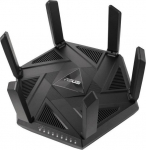 Asus Wifi 6 802.11ax Tri-band Gigabit Gaming  | RT-AXE7800 | 802.11ax | 574+4804+2402 Mbit/s | 10/100/1000 Mbit/s | Ethernet LAN (RJ-45) ports 4 | Mesh Support Yes | MU-MiMO Yes | No mobile broadband | Antenna type External | 90IG07B0-MU9B00  | 47110 ...