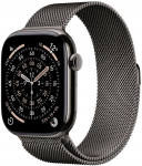 Apple Watch 11 GPS + Cellular 46mm Slate Titanium Milanese Loop M/L Graphite  (MFD44ET/A) | MFD44ET/A | 195950479454