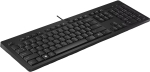 HP 125 G2 USB Wired Keyboard, Sanitizable, Copilot Key - Black - US ENG (BULK of 12 pcs) | AY2Y7A6#ABB | 198828091352