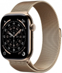 Apple Watch Series 11&nbsp;GPS + Cellular 42mm&nbsp;Gold Titanium Case with Gold Milanese Loop | MF8Y4MP/A | 195950629699