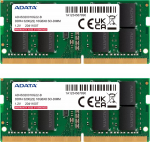 16GB ADATA SO-DIMM 3200 (2x 8 GB) Dual-Kit (grn, AD4S32008G22-DTGN, Premier) | AD4S32008G22-DTGN | 4711085932655
