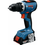 Bosch Powertools Akku-Bohrschrauber GSR 18V-65 Professional, 18Volt (blau, 2x Li-Ion Akku 5,0Ah, in L-BOXX) | 06019N3203 | 4053423321579