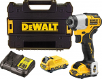 DEWALT Akku-Schlagschr. (1/4"). 12V / 2Ah | DCF801D2-QW | 5035048709979
