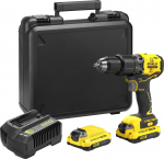 Stanley SFMCD715C2K 18 V 2 x akumulator 1.5 Ah | SFMCD715C2K-QW | 5035048723821