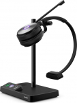 Słuchawki Triton Yealink WH62 Mono UC Osobisty system konferencji audio Bezprzewodowy Opaska na głowę Biuro/centrum telefoniczne Micro-USB Podstawka do ładowania Black | 1308005 | 6938818306387
