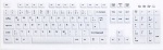 Cherry AK-C8100F-UVS-W/GE Wired Keyboard USB White (Sealed IP68) | AK-C8100F-UVS-W/GE | 7061118344687