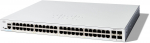 Cisco Catalyst C1200-48T-4X-RF łącza sieciowe Zarządzany L2/L3 Gigabit Ethernet (10/100/1000) White | C1200-48T-4X-RF | 889728646024