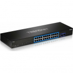 TRENDnet TRENDnet 24-Port Gigabit  with 2 x 10G SFP+ Slots | TEG-30262 | 710931140552